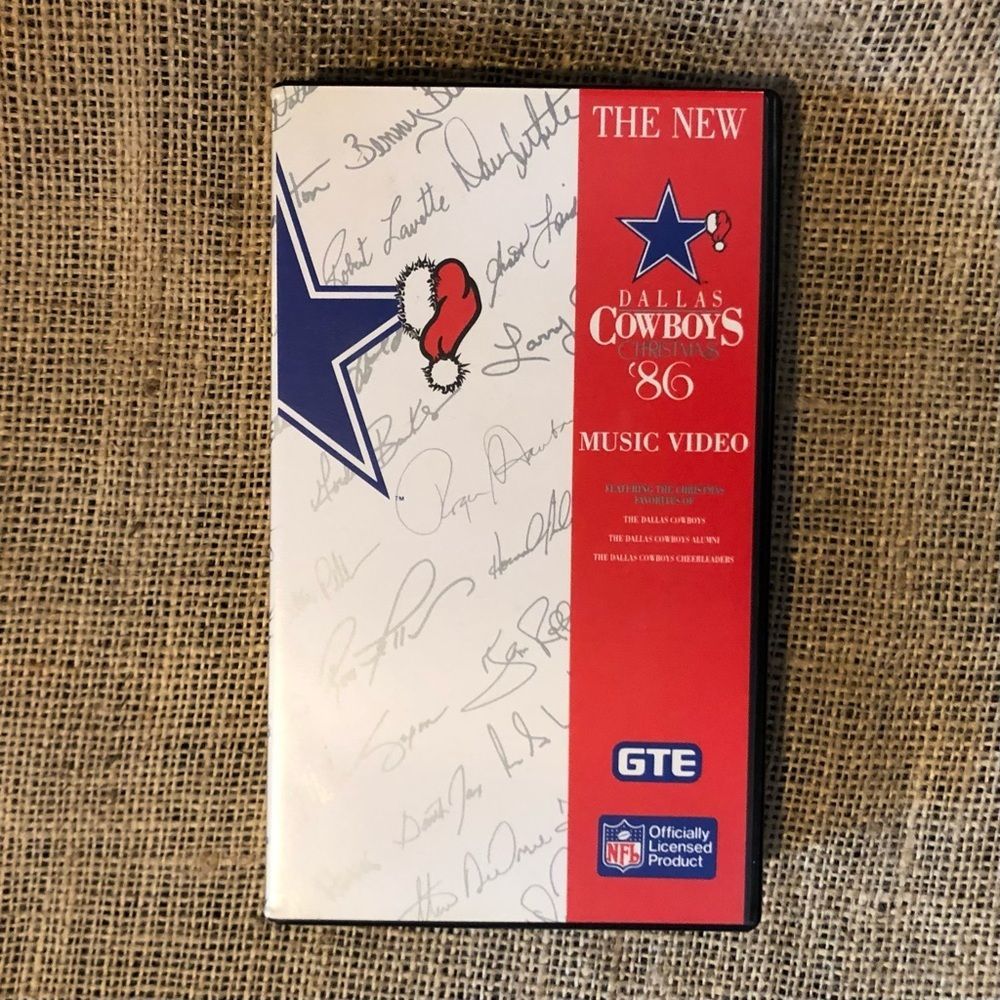 Dallas Cowboys Christmas 1986 VHS Tape
